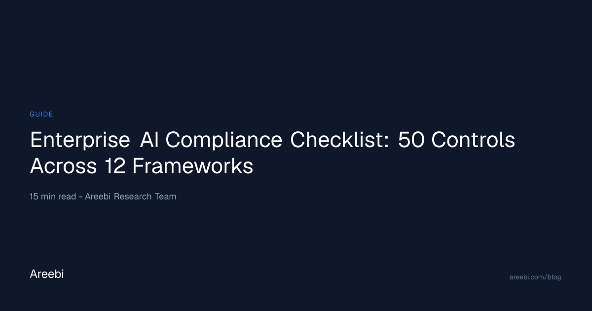 Enterprise AI Compliance Checklist: 50 Controls Across...